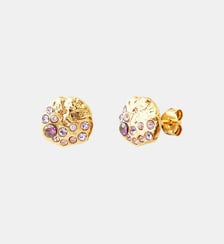 Boucles d'oreilles seven parme Caroline Najman