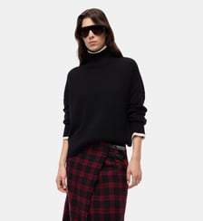 Pull à col roulé en laine et cachemire Pinko