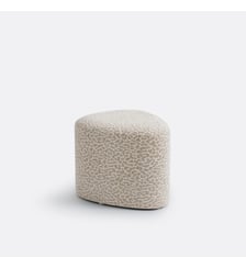 Pouf triangle en bouclette, motif léopard La Redoute Interieurs