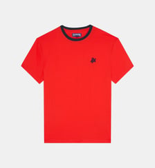 T-shirt en coton bicolore Vilebrequin