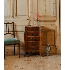 Chiffonnier en bois et marbre Valery N°109- Produit chiné Debongout
