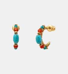 Boucles d'oreilles mini créoles   - Iancura Satellite
