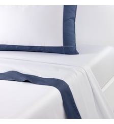 Drap plat en satin Yves Delorme