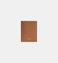 Portefeuille vertical zippé moyen modèle Lucien en cuir grainé Le Tanneur