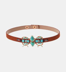 Collier ras de cou daim avec perles NASTASIA Hipanema