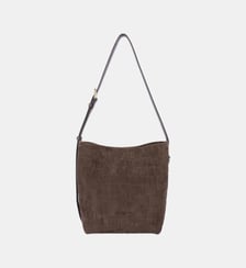Petit sac seau Suède Exo en cuir Lancaster