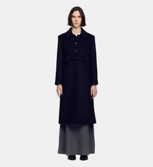 Manteau en laine effet 2-en-1 Sandro