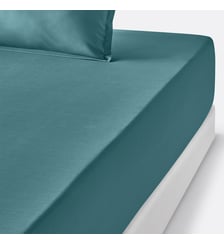 Drap housse percale coton, bonnet 35cm, Scenario La Redoute Interieurs