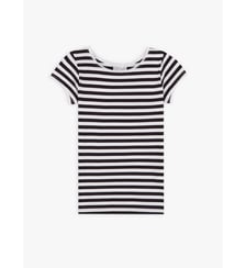 t-shirt en coton à rayures Agnès b.