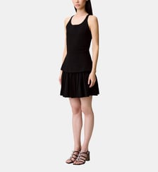 Robe maille bretelles croisées Claudie Pierlot