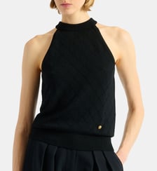 Top sans manches en maille Balmain
