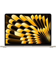 Ordinateur Apple Air 13" Puce M5 CPU 10 / GPU 10 coeurs Mémoire RAM 16Go Stockage 1To SSD Lumière stellaire Apple