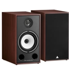 Enceinte bibliothèque Borea BR03 noyer x2 Triangle