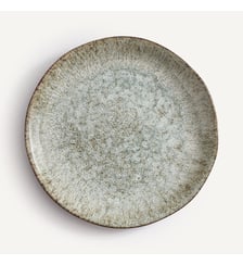 Lot de 4 assiettes plates, en grès émaillé réactif AM.PM