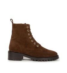 Bottines Plates Lara Cuir Suédé Bobbies