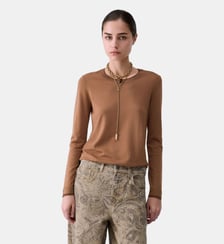 Pull avec bordures Lurex® Liu Jo