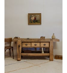 Etabli en bois Fernand N°256- Produit chiné Debongout