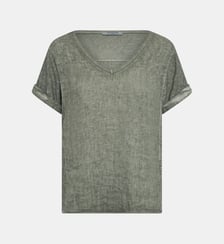T-shirt V ample en lin Gerard Darel