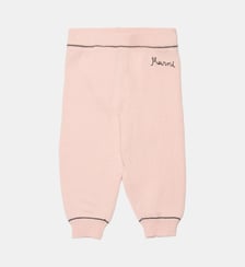 Pantalon en maille avec logo Marni