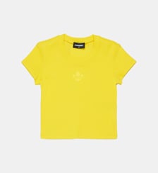T-shirt à col rond avec logo Dsquared2
