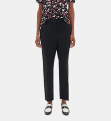 Pantalon psidiko6 - Motif uni - Coupe cigarette Caroll