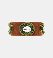 Bracelet jonc tissé avec perles POY Hipanema