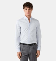 Chemise Coupe Ajustée À Rayures City Deck Hackett London