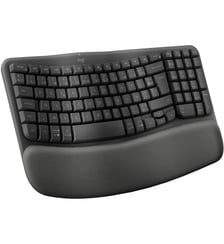 Clavier sans fil Wave Keys ergonomique +  repose poignets Logitech