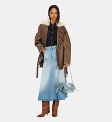Manteau aviateur-biker croisé Diesel