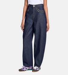 Jean barell détails métalliques Sandro