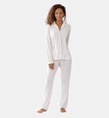 Pyjama boutonné en coton modal LES INTEMPORELLES A06 Lingerie Le Chat