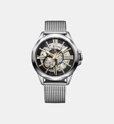 Montre automatique Origine Argenté, Noir MOW1302 Montignac