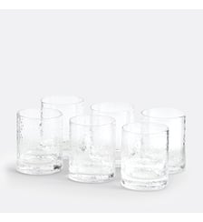 Lot de 6 verres à eau en verre effet martelé La Redoute Interieurs