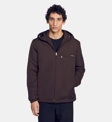 Blouson zippé à capuche Sandro