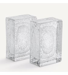 Lot de 2 serre-livres en verre AM.PM