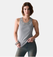 T-shirt avec décoration bijou Liu Jo