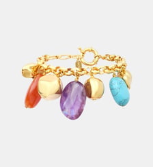 Bracelet chaîne réglable   doré à l'or fin - Loulou Satellite