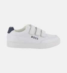 Baskets en cuir de vachette BOSS Kidswear