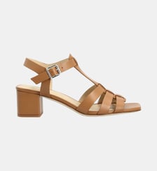 Sandale salome caroline - cuir lisse Colisée Paris