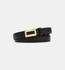 Ceinture fine en cuir signature Lancel