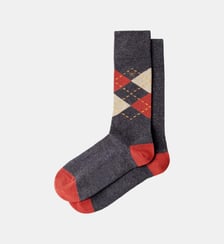 Lot De 2 Paires De Chaussettes En Coton Peigné À Losanges Hackett London