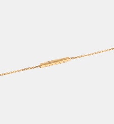 Bracelet Anagramme rainuré sur chaine. JEM