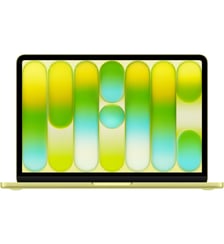 Ordinateur Apple Neo Puce A18 Pro CPU 6 / GPU 5 coeurs Mémoire RAM 8Go Stockage 256Go SSD Jaune agrume Apple