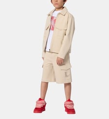 Sweat zippé à capuche Lanvin Kids