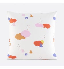 Taie d'oreiller enfant, en coton biologique, imprimé nuages La Redoute Interieurs