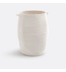Panier à linge en coton H65 cm La Redoute Interieurs
