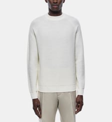 Pull droit en laine point de riz Fursac