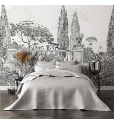 Couvre-lit matelassé uni en satin de coton bio, POESIE Alexandre Turpault