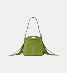 Sac Miss M micro cuir craquelé mat Maje