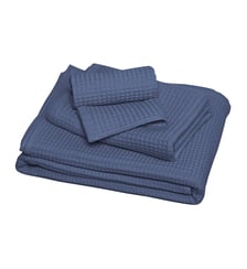 Serviette de toilette en coton bio, ESPRIT NID D'ABEILLE Blanc Cerise